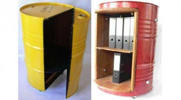 lemari-buku-drum-bekas