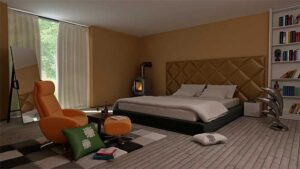 menciptakan aksen tempat tidur