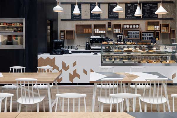 Desain dapur cafe terbuka