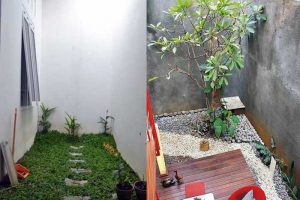 Sisa Lahan Belakang rumah