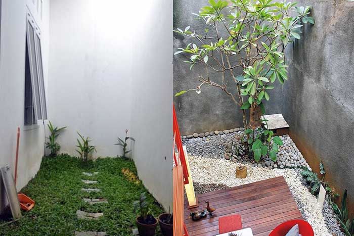 Sisa Lahan Belakang rumah
