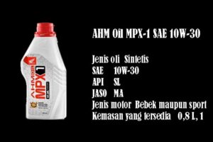 AHM Oil MPX-1 SAE 10W-30