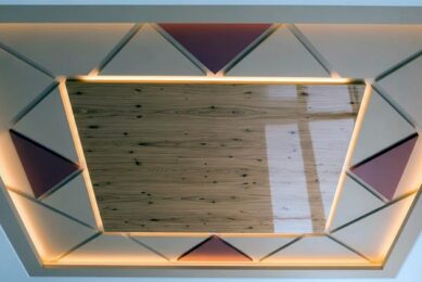desain plafon pvc motif kayu