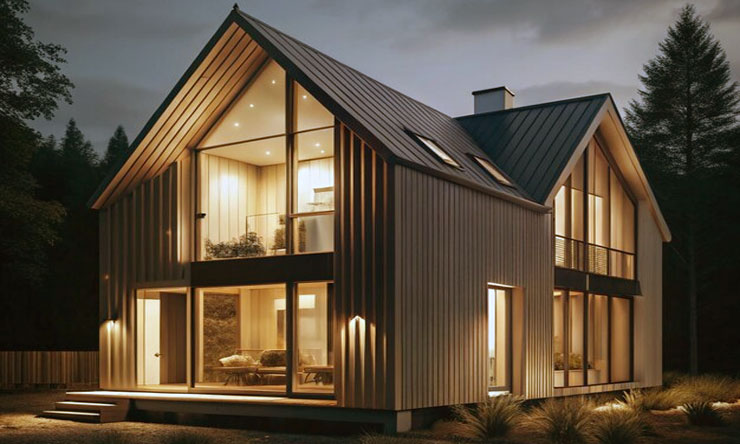 Rumah Bergaya Skandinavia